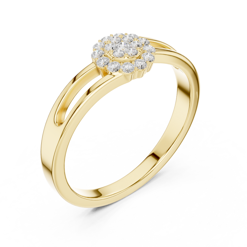 Ladies Ring SBWR(43)@7 - Yellow Gold - Image