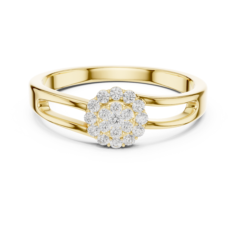 Ladies Ring SBWR(43)@7 - Yellow Gold - Image