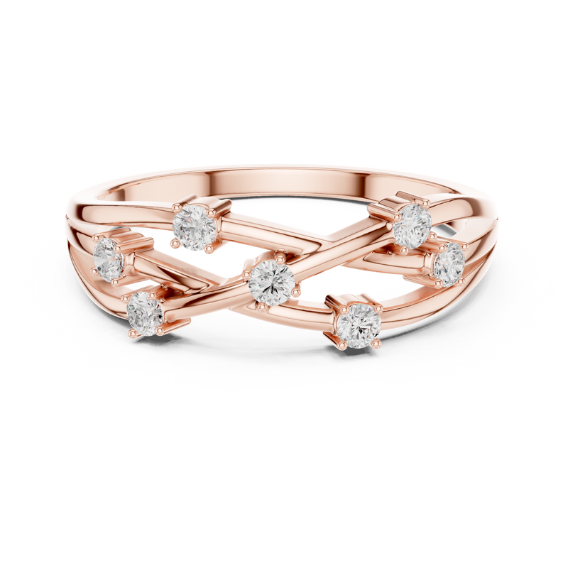 Ladies Ring SBWR(44)@7 - Rose Gold - Image