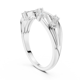 Ladies Ring SBWR(44)@7 - White Gold - Image