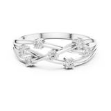 Ladies Ring SBWR(44)@7 - White Gold - Image