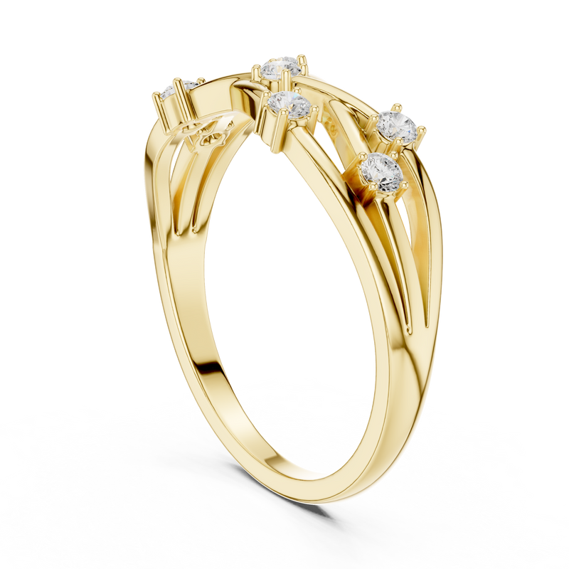 Ladies Ring SBWR(44)@7 - Yellow Gold - Image