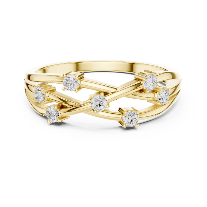Ladies Ring SBWR(44)@7 - Yellow Gold - Image