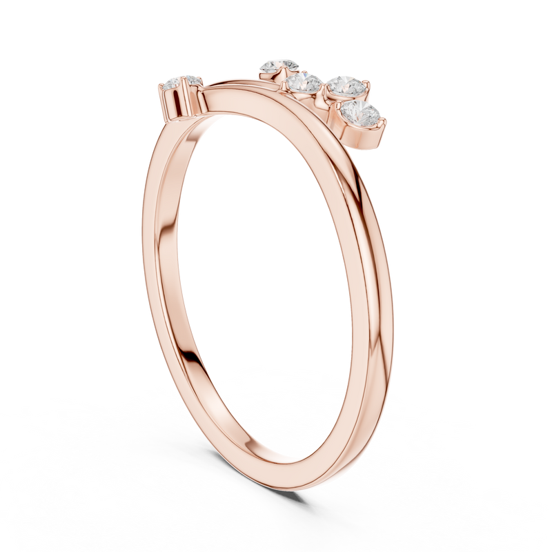 Ladies Ring SBWR(45)@7 - Rose Gold - Image