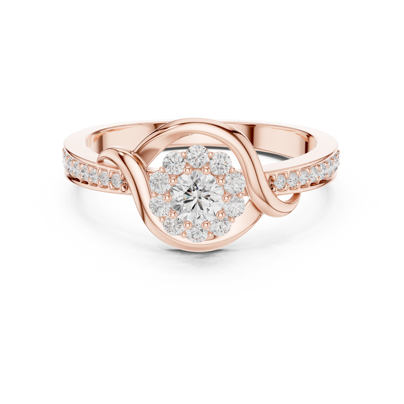 Ladies Ring SBWR(46)@7 - Rose Gold - Image