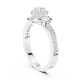 Ladies Ring SBWR(46)@7 - White Gold - Image