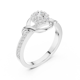 Ladies Ring SBWR(46)@7 - White Gold - Image