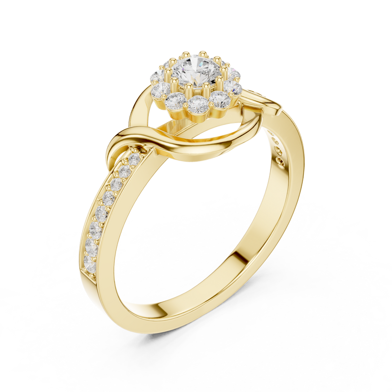 Ladies Ring SBWR(46)@7 - Yellow Gold - Image