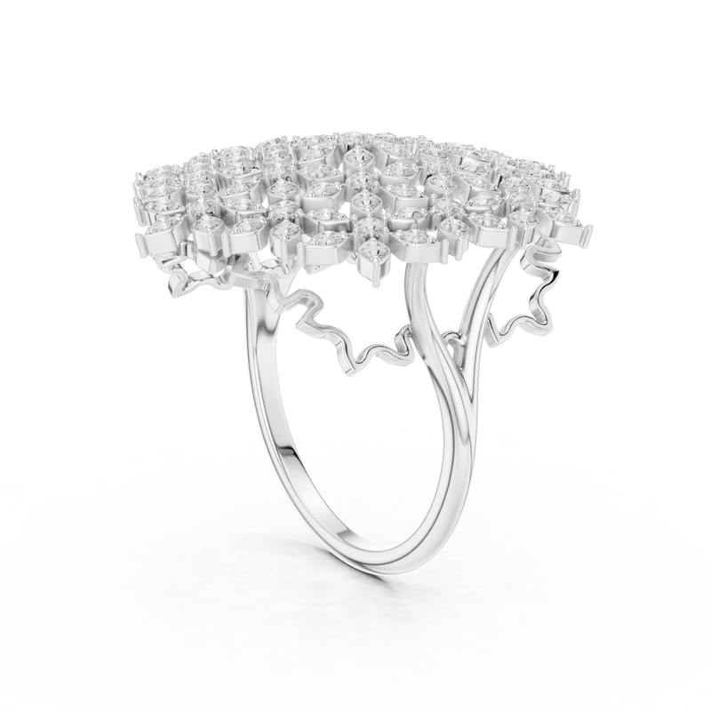 Ladies Ring SBWR(47)@7 - White Gold - Image