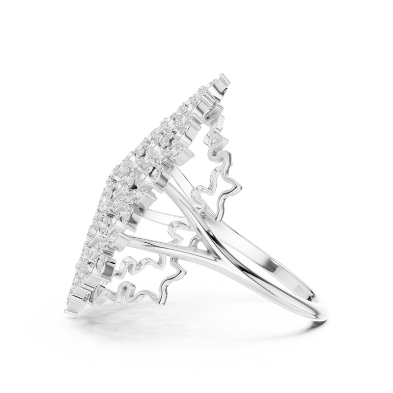 Ladies Ring SBWR(47)@7 - White Gold - Image