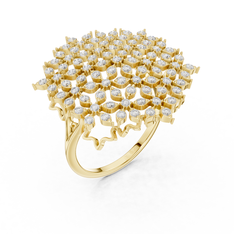 Ladies Ring SBWR(47)@7 - Yellow Gold - Image