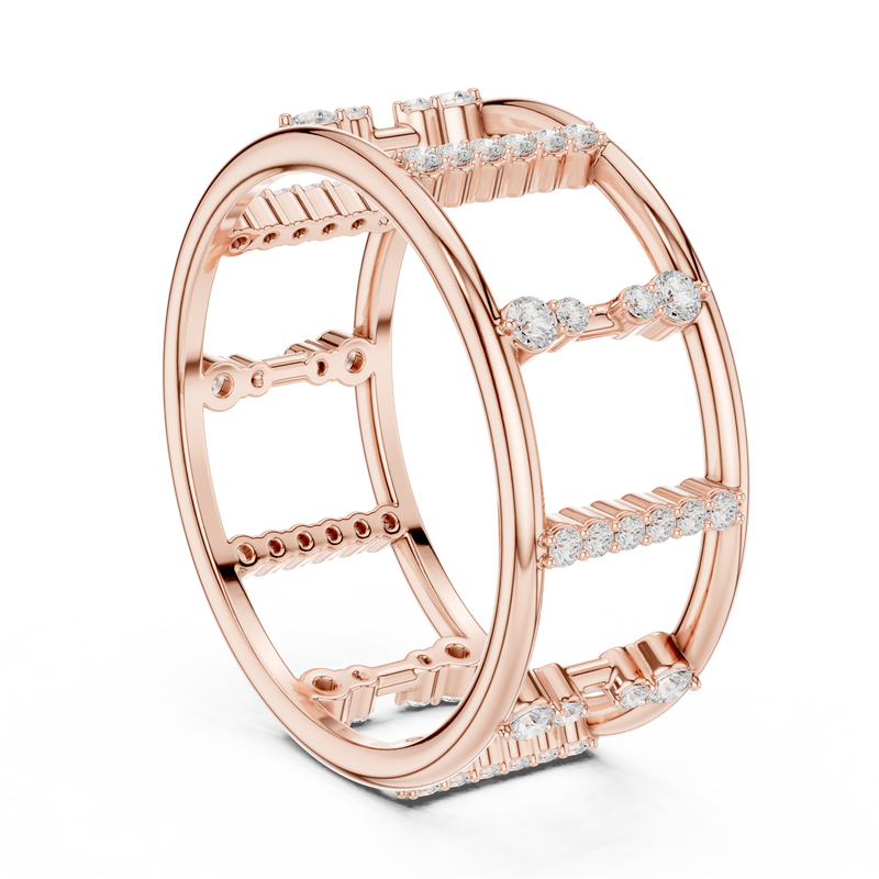 Ladies Ring SBWR(48)@7 - Rose Gold - Image