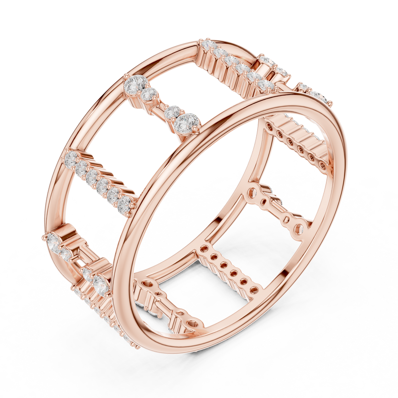 Ladies Ring SBWR(48)@7 - Rose Gold - Image