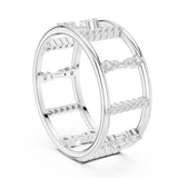 Ladies Ring SBWR(48)@7 - White Gold - Image