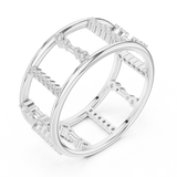 Ladies Ring SBWR(48)@7 - White Gold - Image