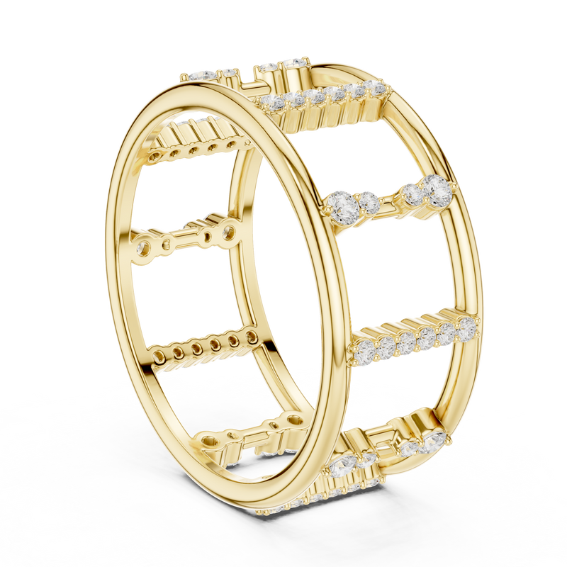 Ladies Ring SBWR(48)@7 - Yellow Gold - Image