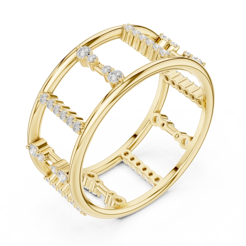 Ladies Ring SBWR(48)@7 - Yellow Gold - Image