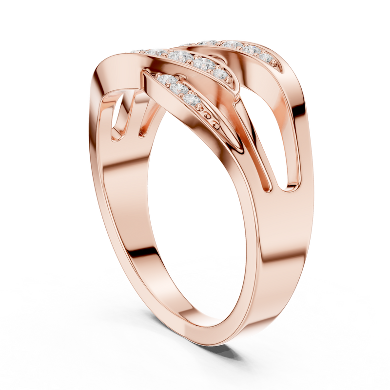 Ladies Ring SBWR(49)@7 - Rose Gold - Image