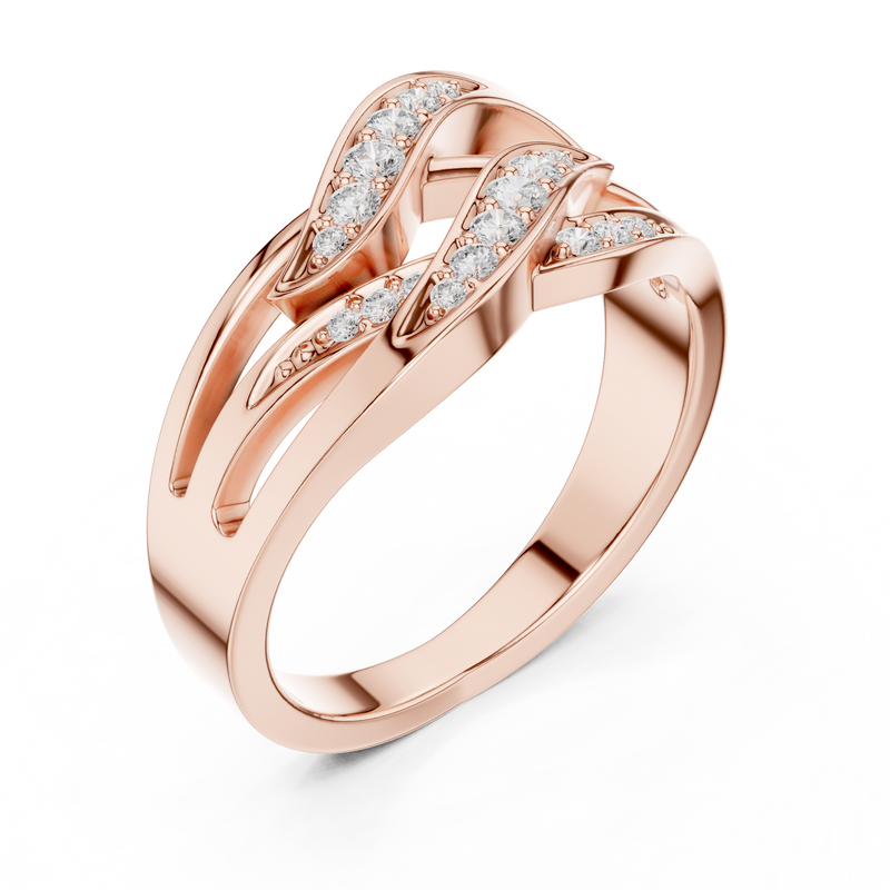 Ladies Ring SBWR(49)@7 - Rose Gold - Image