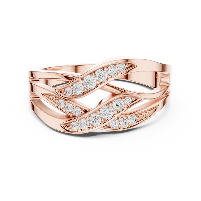 Ladies Ring SBWR(49)@7 - Rose Gold - Image