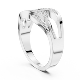 Ladies Ring SBWR(49)@7 - White Gold - Image