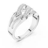Ladies Ring SBWR(49)@7 - White Gold - Image
