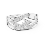 Ladies Ring SBWR(49)@7 - White Gold - Image