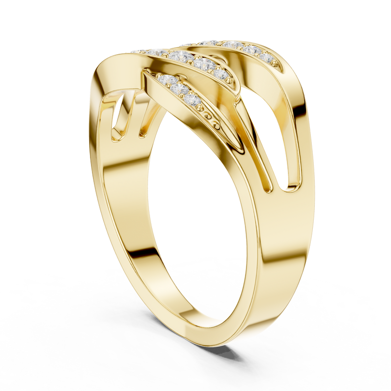 Ladies Ring SBWR(49)@7 - Yellow Gold - Image