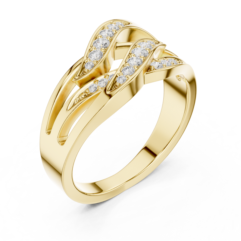 Ladies Ring SBWR(49)@7 - Yellow Gold - Image