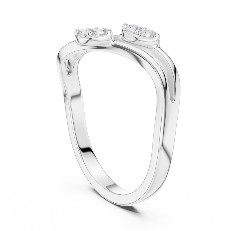 Ladies Ring SBWR(4)@7 - White Gold - Image