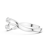 Ladies Ring SBWR(4)@7 - White Gold - Image