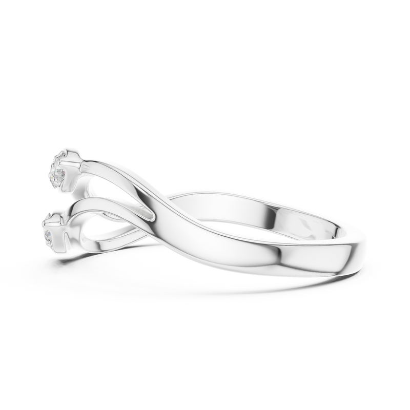 Ladies Ring SBWR(4)@7 - White Gold - Image