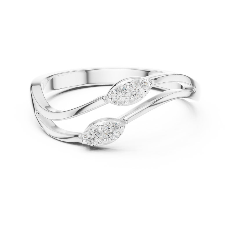 Ladies Ring SBWR(4)@7 - White Gold - Image