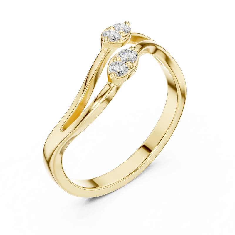 Ladies Ring SBWR(4)@7 - Yellow Gold - Image