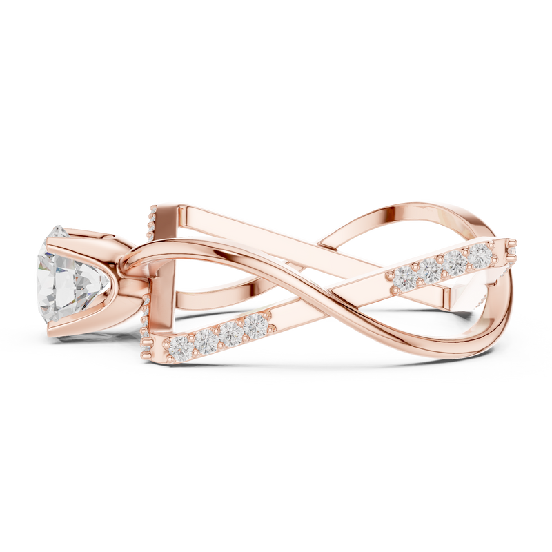 Ladies Ring SBWR(50)@7 - Rose Gold - Image