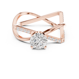 Ladies Ring SBWR(50)@7 - Rose Gold - Image
