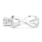 Ladies Ring SBWR(50)@7 - White Gold - Image