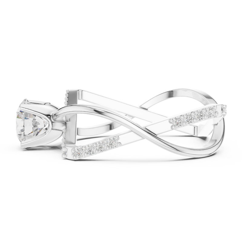 Ladies Ring SBWR(50)@7 - White Gold - Image