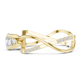 Ladies Ring SBWR(50)@7 - Yellow Gold - Image
