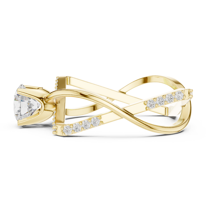 Ladies Ring SBWR(50)@7 - Yellow Gold - Image