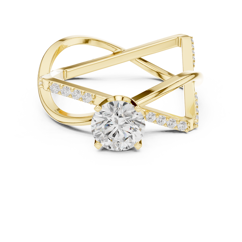 Ladies Ring SBWR(50)@7 - Yellow Gold - Image