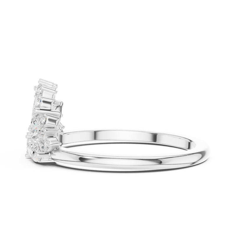 Ladies Ring SBWR(51)@7 - White Gold - Image