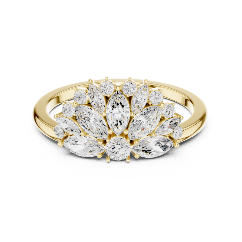 Ladies Ring SBWR(51)@7 - Yellow Gold - Image