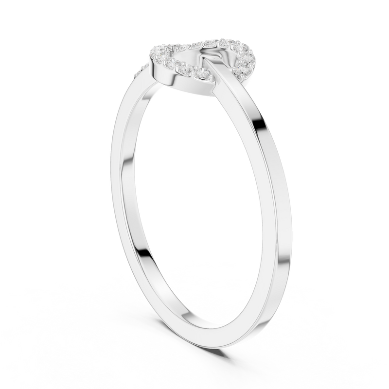 Ladies Ring SBWR(5)@7 - White Gold - Image