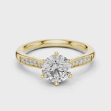 14K IGI Certified Diamond Ring with E-F Color VVS-VS Clarity Diamonds 00001L (37)