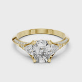 14K IGI Certified Diamond Ring with E-F Color VVS-VS Clarity Diamonds 00001L (44)