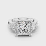 14K IGI Certified Diamond Ring with E-F Color VVS-VS Clarity Diamonds LR-0046@7