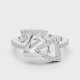 14K IGI Certified Diamond Ring with E-F Color VVS-VS Clarity Diamonds LR-01 (83)