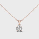 14K IGI Certified Diamond Pendant with E-F Color VVS-VS Clarity Diamonds PND-0001@7