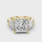 14K IGI Certified Diamond Ring with E-F Color VVS-VS Clarity Diamonds LR-0046@7